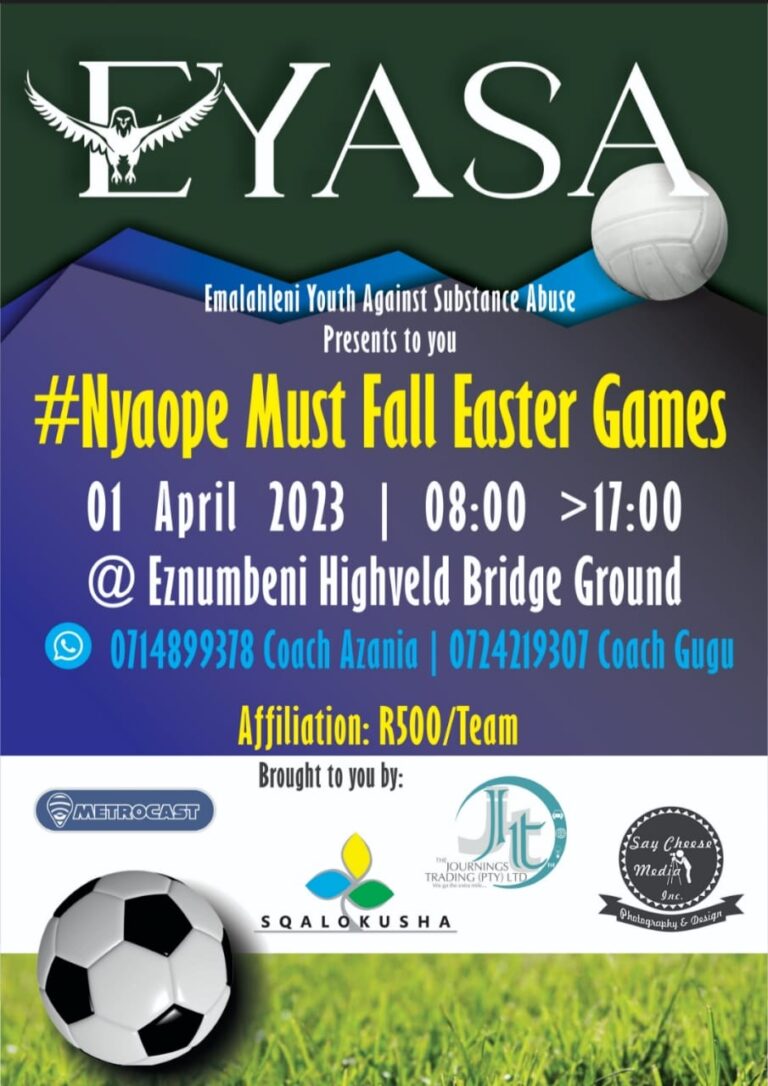 Eyasa Nyaope Must Fall Sport Games