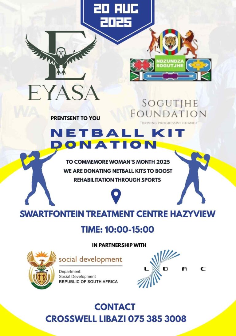 Netball Kit Donation at Swartfontein Treatment Centre Hazyview