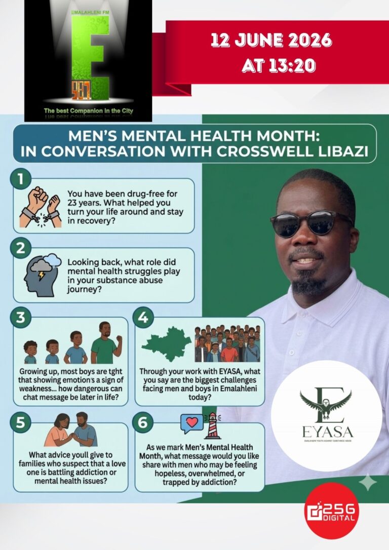 eMalahleni FM Men’s Mental Health Month Interview